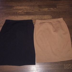 2 pencil skirts